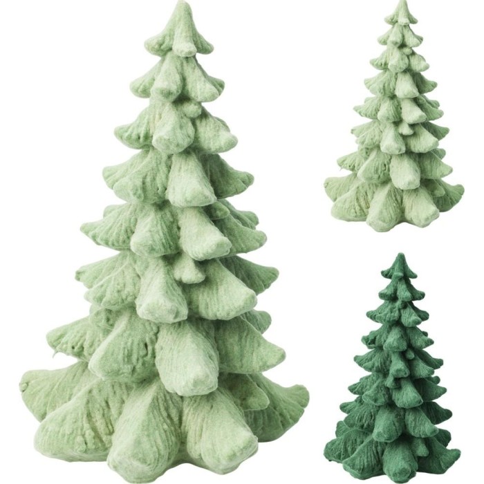 ALBERO FLOCCATO 21CM 2ASS